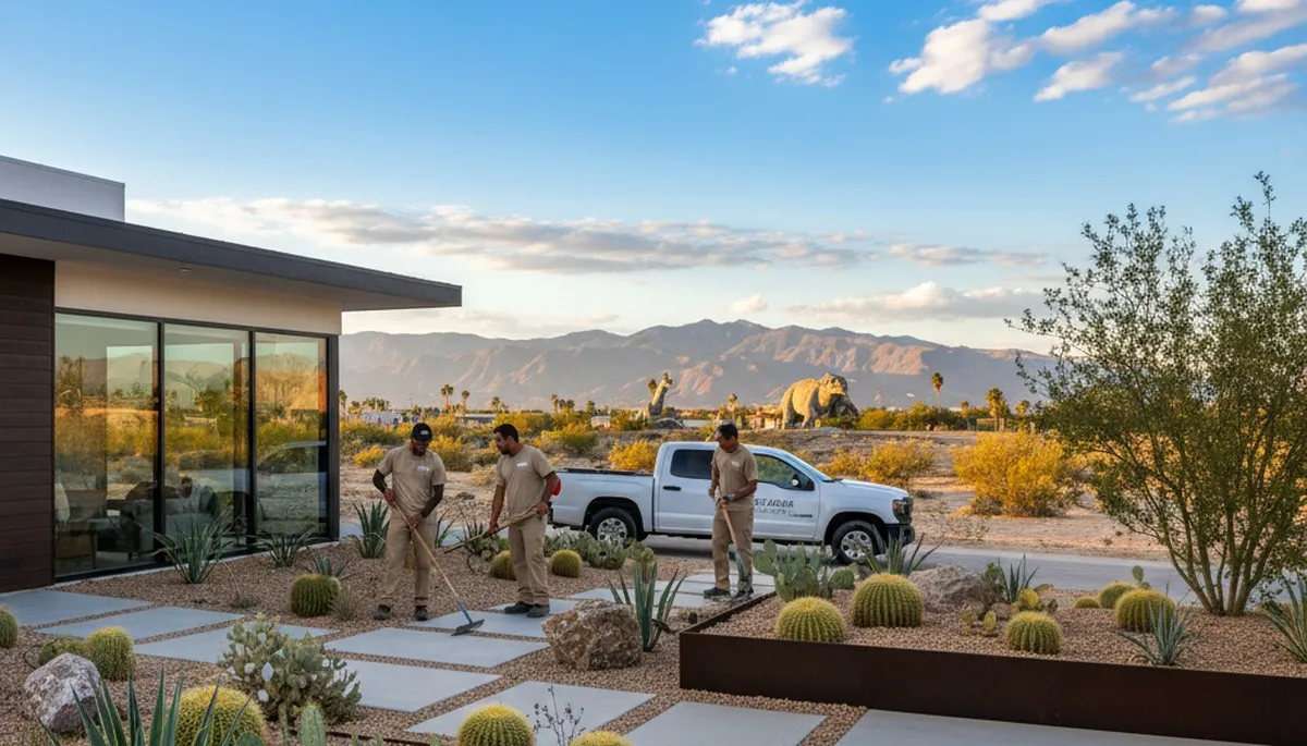Palm Springs, CA landscaping design and installation services for residential and commercial properties