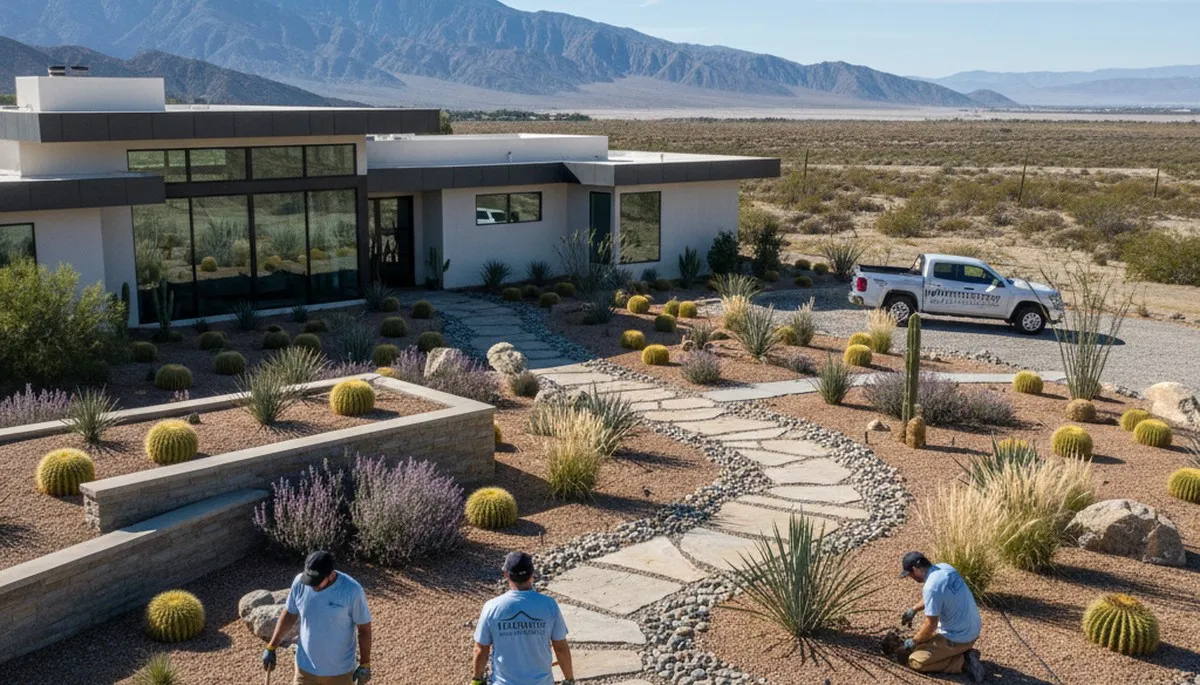 Palm Springs, CA landscaping design service for residential and commercial outdoor spaces