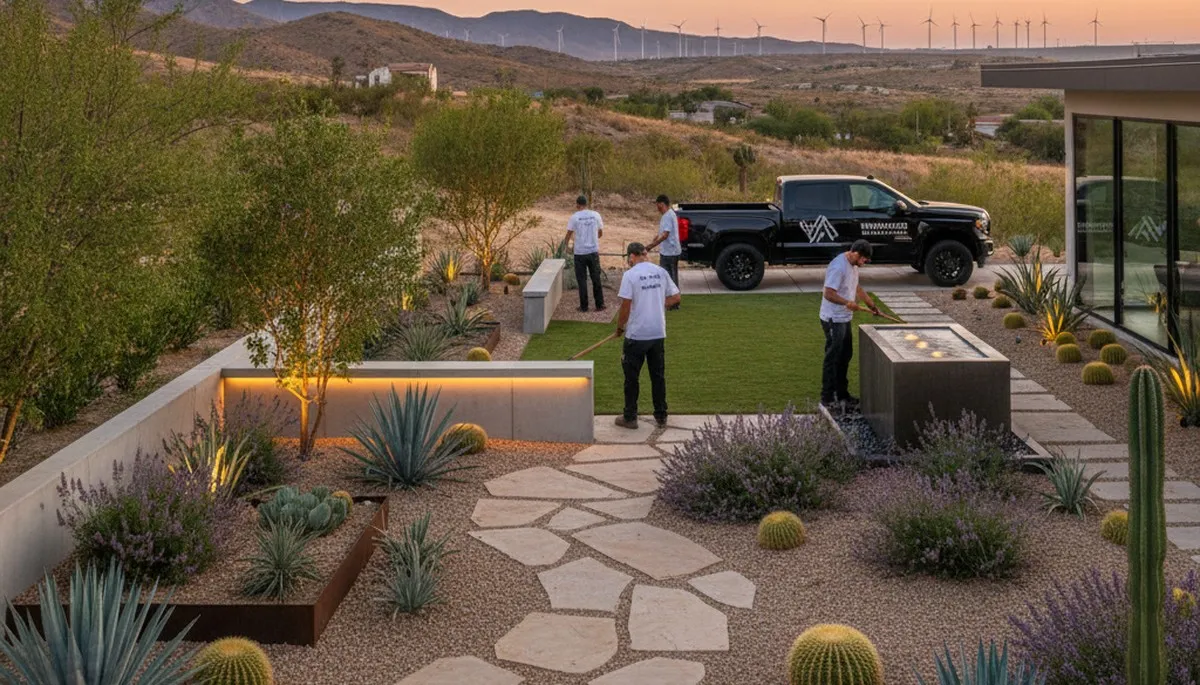 Palm Springs, CA landscaping design for a desert-friendly residential outdoor space